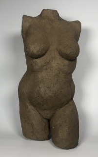 torso-35cm-bruine-gebakken-klei-2023-150-euro